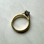 18ct Yellow & White Gold 0.75carat 'Iris' Round Brilliant Cut Diamond Solitaire Ring