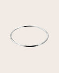 Sterling Silver Round Wire Bangle