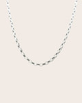 Sterling Silver 'BO1' Oval Belcher Chain