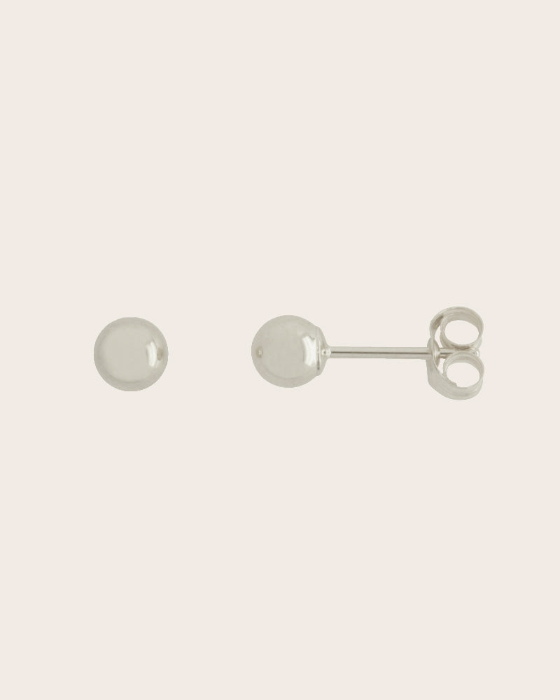 Sterling Silver 4mm Ball Stud Earrings