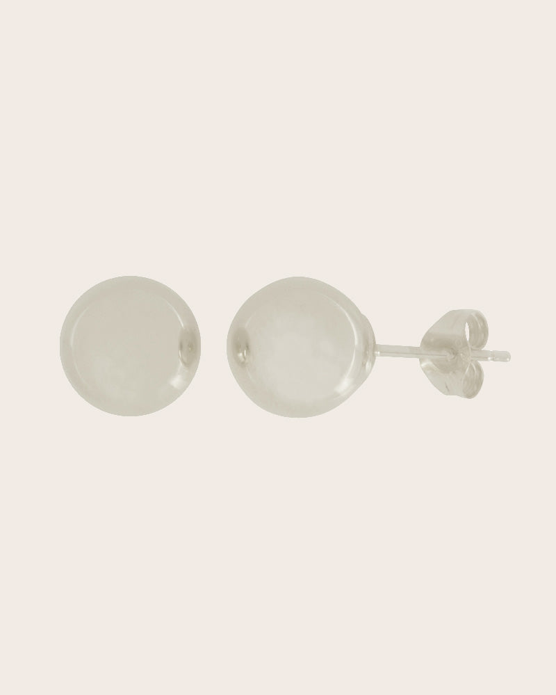 Sterling Silver 8mm Ball Stud Earrings