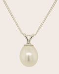 Sterling SIlver & White Cultured Freshwater Pearl Necklace