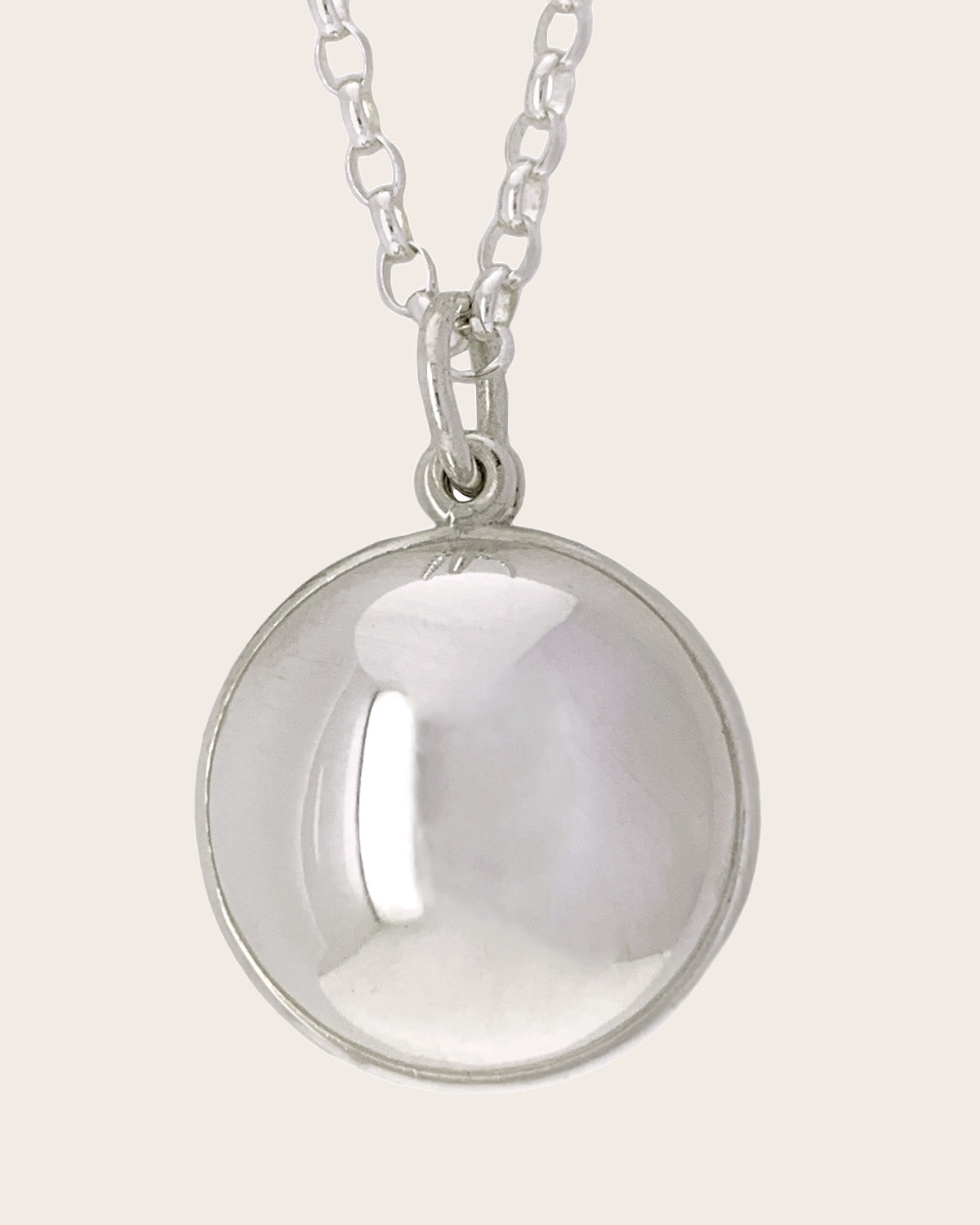 Sterling Silver Small Round Locket