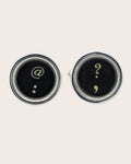 Custom Made 'Finger Type' Type Key Cufflinks