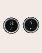 Custom Made 'Finger Type' Type Key Cufflinks