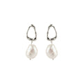 BIANC - Sterling Silver & Freshwater Pearl 'Ocean' Earrings