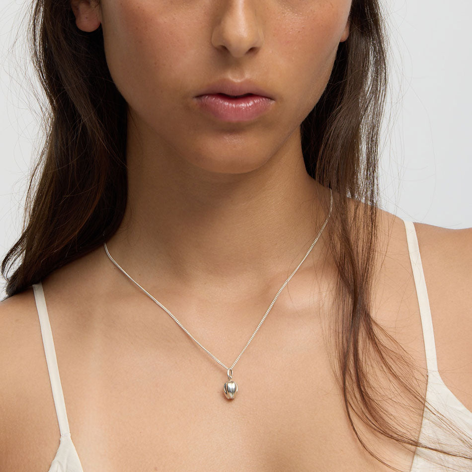 MEADOWLARK - Sterling Silver Tulip Charm Necklace