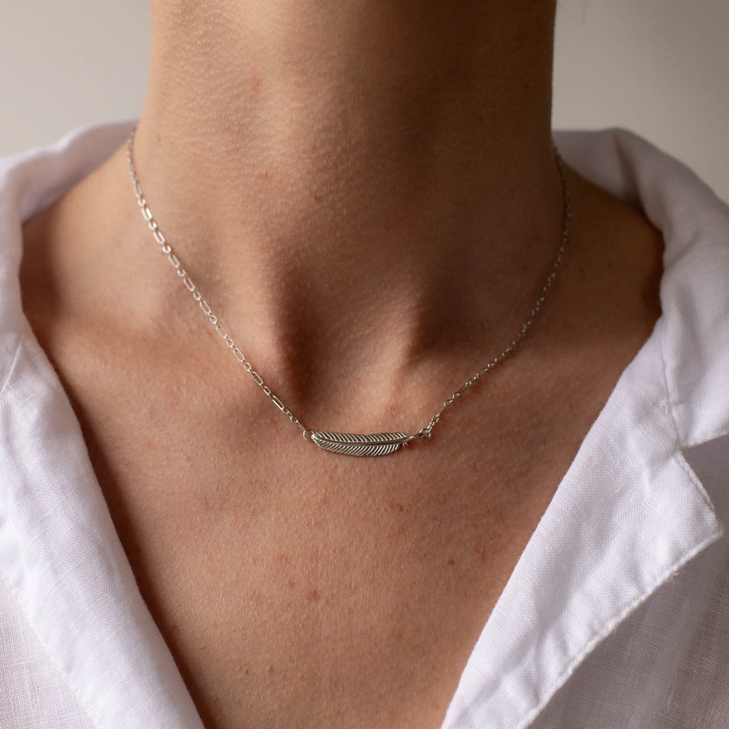 BOH RUNGA - Sterling Silver Rocksteady Miromiro Amulet Necklace