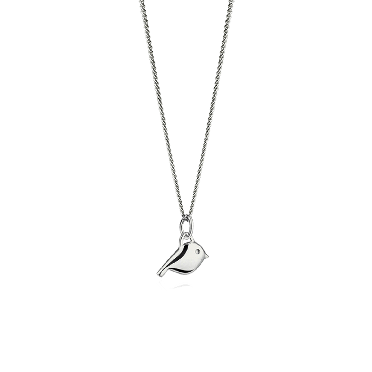 BOH RUNGA - Sterling Silver Baby Robin Pendant