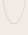 Sterling Silver Cable & 3mm Ball Chain Necklace