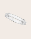 Sterling Silver Baby Expander Bangle with Beaded Edge
