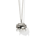 MEADOWLARK - Sterling Silver Crab Charm Necklace