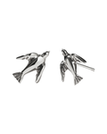 Meadowlark - Sterling silver Dove Stud Earrings