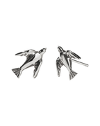 Meadowlark - Sterling silver Dove Stud Earrings
