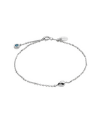 Boh Runga - Sterling Silver & Topaz Drop in the Ocean Bracelet