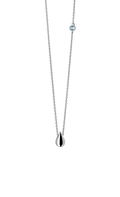 BOH RUNGA - STERLING SILVER & TOPAZ DROP IN THE OCEAN NECKLACE