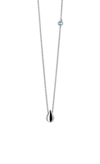 BOH RUNGA - STERLING SILVER & TOPAZ DROP IN THE OCEAN NECKLACE