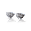 BOH RUNGA - Sterling Silver Fan Tail Cufflinks