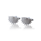 BOH RUNGA - Sterling Silver Fan Tail Cufflinks