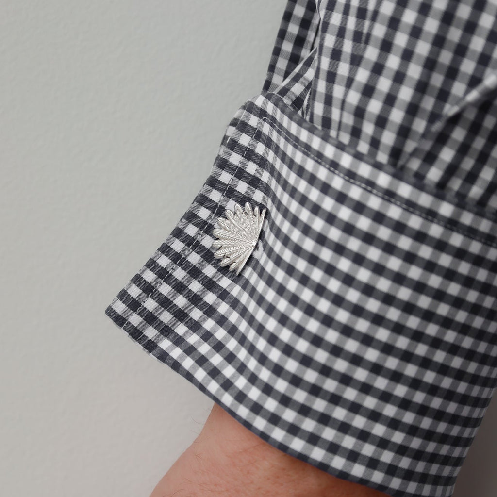 BOH RUNGA - Sterling Silver Fan Tail Cufflinks