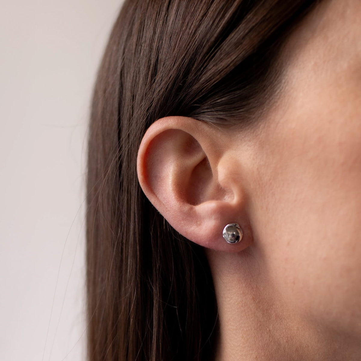 Boh Runga - Sterling Silver Kiwi Stud Earrings