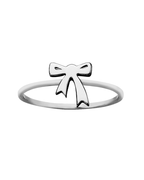 KAREN WALKER - STERLING SILVER MINI BOW RING