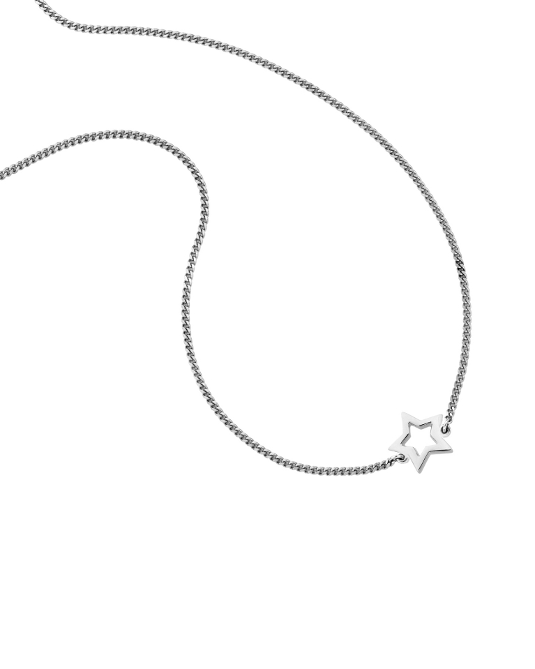 KAREN WALKER - STERLING SILVER MINI STAR NECKLACE