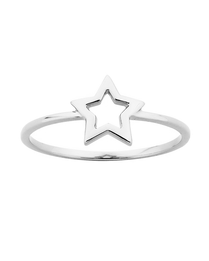 KAREN WALKER - STERLING SILVER MINI STAR RING