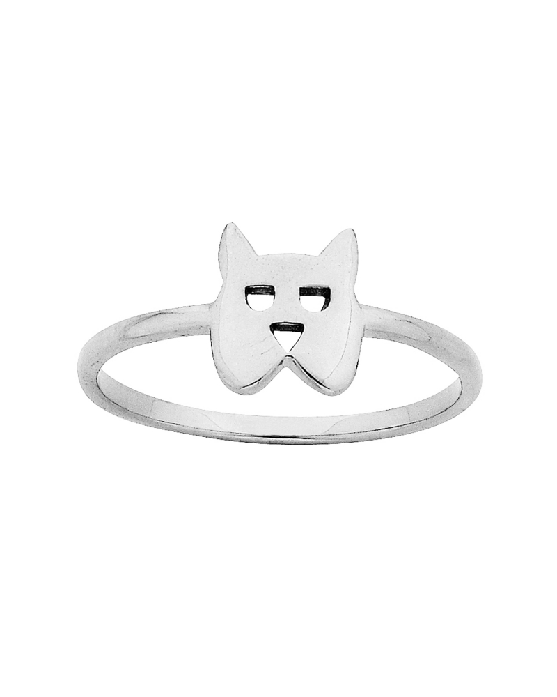 KAREN WALKER - STERLING SILVER DOG RING