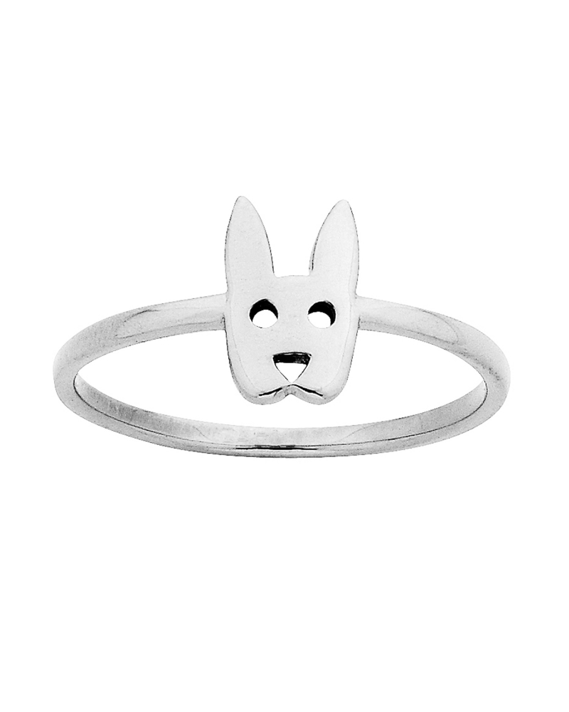 KAREN WALKER - STERLING SILVER RABBIT RING