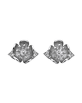 KAREN WALKER - STERLING SILVER SINGLE FLOWER STUDS