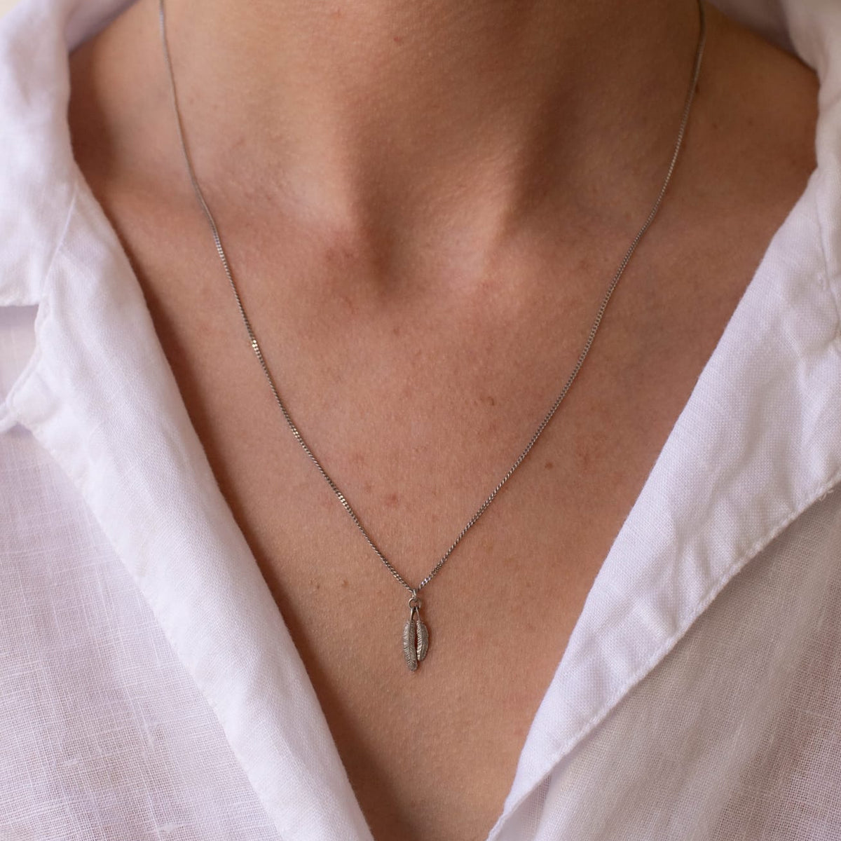 BOH RUNGA - STERLING SILVER MINI DUO MIRO MIRO NECKLACE