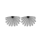 Boh Runga - Sterling Silver Mini Fan Tail Studs