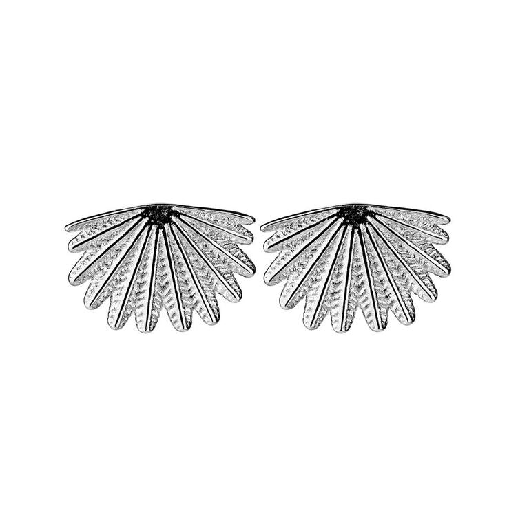 Boh Runga - Sterling Silver Mini Fan Tail Studs