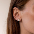 Boh Runga - Sterling Silver Mini Fan Tail Studs