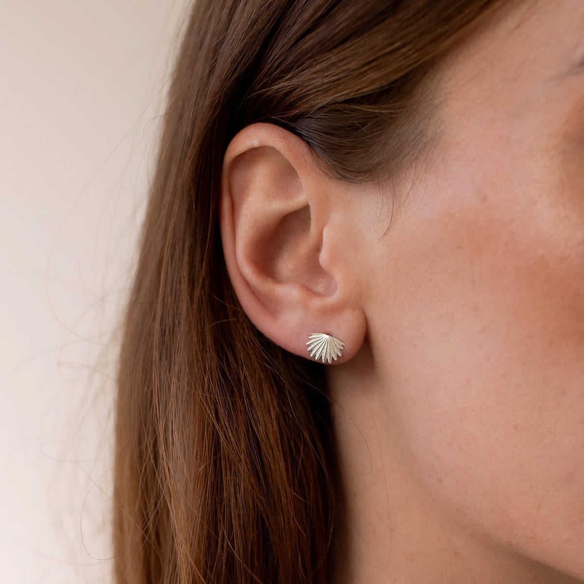 Boh Runga - Sterling Silver Mini Fan Tail Studs