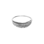 BOH RUNGA - Sterling Silver Miromiro Feather Ring