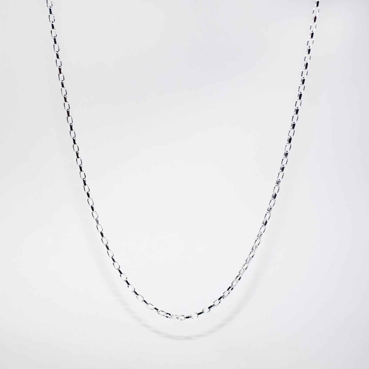 Sterling Silver 'BOD1' Belcher Diamond Cut Chain