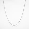 9ct White Gold 'B0.5' Round Belcher Chain
