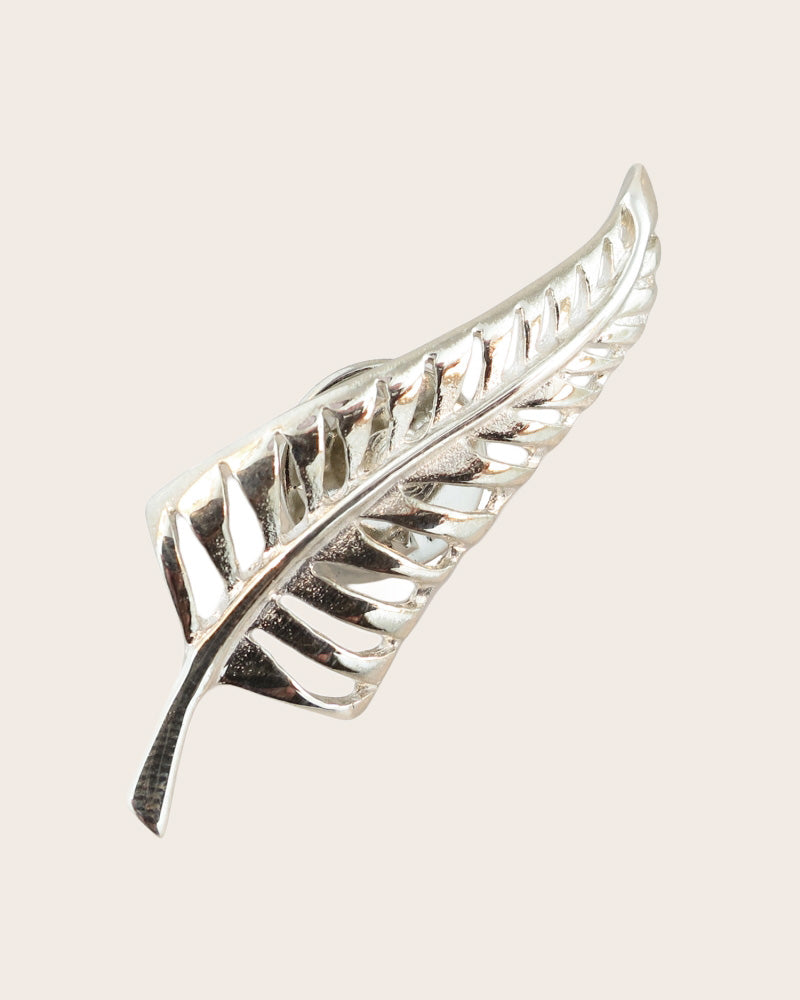 Sterling Silver Silver Fern Pin