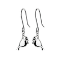 Boh Runga - Sterling Silver Tui Earrings