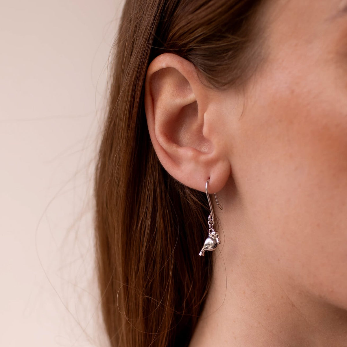 Boh Runga - Sterling Silver Tui Earrings