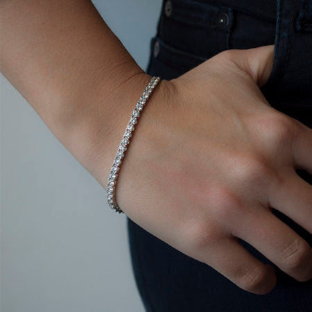 BIANC - Sterling Silver & Cubic Zirconia Bracelet