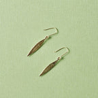 Karen Walker - Sterling Silver Leaf Earrings