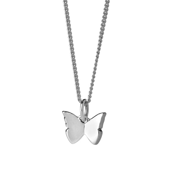 KAREN WALKER - Sterling Silver Mini Butterfly Necklace