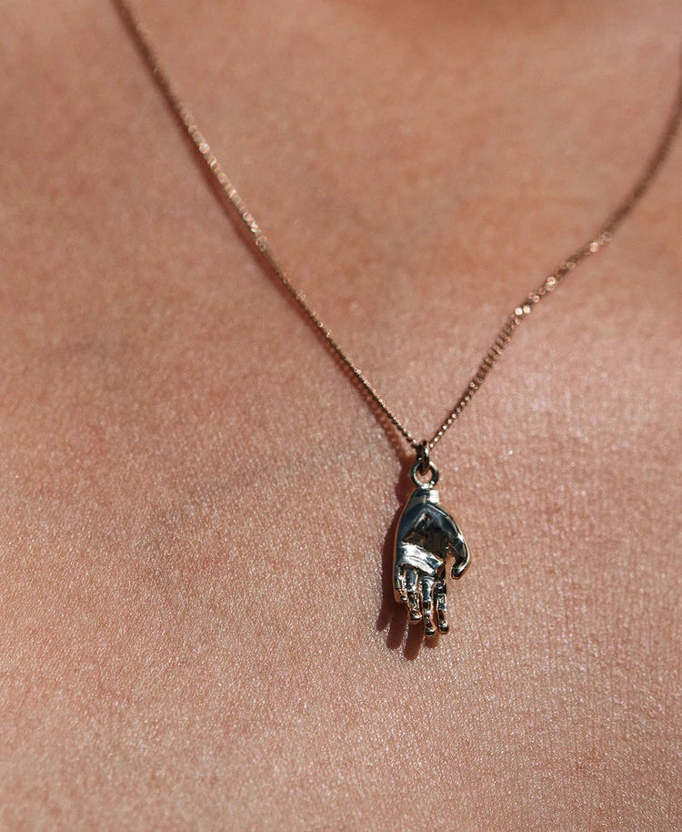 Meadowlark - Sterling Silver Babelogue Hand Necklace