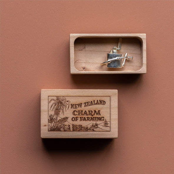 CHARM OF FARMING - STERLING SILVER BACKPACK SPRAYER CHARM
