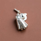 CHARM OF FARMING - STERLING SILVER COAT & HAT CHARM