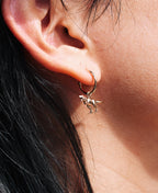 Meadowlark - Sterling silver Dinosaur Signature Hoops