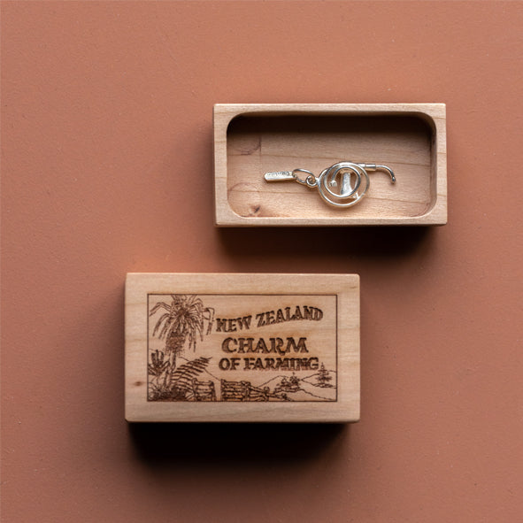 CHARM OF FARMING - STERLING SILVER DRENCH GUN CHARM